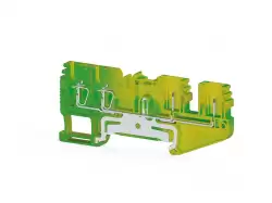 0.0.0.3.37060, Штекерный - Пружинный Клеммник на DIN-рейку 2,5мм.кв., 4-х выводной (земля); CTP 2,5CT