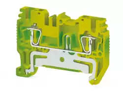 0.0.0.3.37120, Пружинная клемма серии  SRD 2,5T (желто-зеленый) Земля