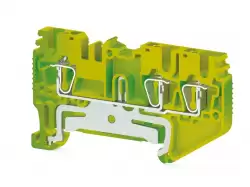 0.0.0.3.37130, Пружинная клемма серии  SRD 2,5ET (желто-зеленый) Земля