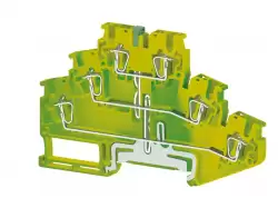 0.0.0.3.37160, Пружинная клемма серии  SRD 2,5-3T (желто-зеленый) Земля