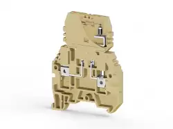 0.0.0.3.54520, Клеммник с держ. предохр. (5х20, 5х25), съём.картридж, с индикацией 110VDC на DIN-рейку, 4 мм.кв., (бежевый); ASK 3FLD 110VDC 