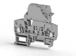 0.0.0.3.55110, Клеммник пружинный с держ.предохр. (5х20, 5х25), откид.картридж, на DIN-рейку, 4 мм.кв., (бежевый); YBK S