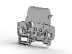 0.0.0.3.55120, Клеммник пружинный с держ.предохр. (6,3х32), откид.картридж, на DIN-рейку, 4 мм.кв., (бежевый); YBK I