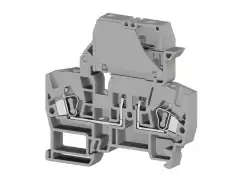 0.0.0.3.63109, Клеммник пружинный с размыкателем (откид.картридж),на DIN-рейку, 4 мм.кв., (серый); YBK SB