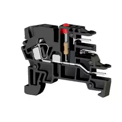 0.0.0.3.64015, Клеммник пружинный с разъёмом, на DIN-рейку, 2,5 мм.кв., (черный); PCY 2,5