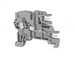 0.0.0.3.64059, Клеммник пружинный с 2-х ряд. разъёмом, на DIN-рейку, 2,5 мм.кв., (серый); PCY 2,5E