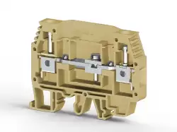 0.0.0.3.70500, Клеммник измерительный без тест. разъемов, 6мм.кв., (бежевый);  WGO1