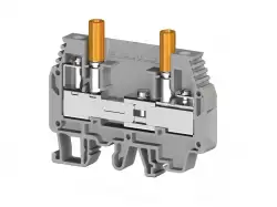 0.0.0.3.75692, Клеммник измерительный с 2-мя тест.разъемами, 6мм.кв., (серый); WGO3