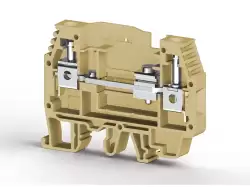 0.0.0.3.75700, Клеммник измерительный без тест. разъемов, 6мм.кв., (бежевый); WGL