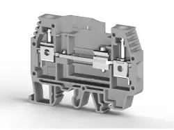 0.0.0.3.75791, Клеммник измерительный с 1-м тест.разъемом, 6мм.кв., (серый); WGL