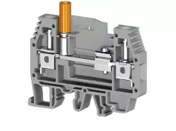 0.0.0.3.75792, Клеммник измерительный с 2-мя тест.разъемами, 6мм.кв., (серый); WGL