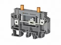 0.0.0.3.75892, Клеммник измерительный с 2-мя тест. разъемами, 10мм.кв., (серый); WGO2N