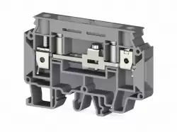 0.0.0.3.75894, Клеммник измерительный с 2-мя тест. разъемами, 10мм.кв., (серый); WGO2N