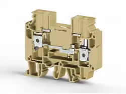 0.0.0.3.75900, Клеммник измерительный с возм. установки штекерных перемычек, 10мм.кв., (бежевый); WGO2IR