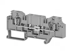 0.0.0.3.76190, Клеммник пружинный измерительный с 2-мя тест.разъемами, 6мм.кв., (серый); WGO 5