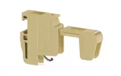 0.0.0.4.22010, Клеммник для трансформатора, с держ. предохранителя (5х20), винт.зажим, 4 мм.кв., (бежевый); TRV 4S