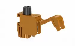 0.0.0.4.22027, Клеммник для трансформатора, с держ. предохранителя (5х20), винт.зажим, 4 мм.кв., (оранжевый); TRV 4S