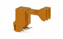 0.0.0.4.22037, Клеммник 2-х полюсный для трансформатора, винт.зажим, 10 мм.кв., (оранжевый); TRV 10