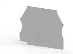 0.0.0.4.44120, Концевой сегмент на клеммники AVK(2,5-10)/ AVK RD (2,5-4), (серый); NPP 2,5-10