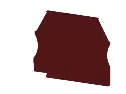 0.0.0.4.44124, Концевой сегмент на клеммники AVK(2,5-10)/ AVK RD (2,5-4), (красный); NPP 2,5-10