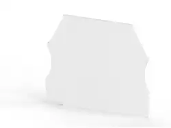 0.0.0.4.44126, Концевой сегмент на клеммники AVK(2,5-10)/ AVK RD (2,5-4), (белый); NPP 2,5-10