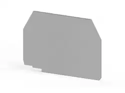 0.0.0.4.44160, Концевой сегмент на клеммники AVK 16, (серый); NPP / AVK 16