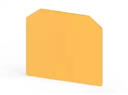 0.0.0.4.44163, Концевой сегмент на клеммники AVK 16, (желтый); NPP / AVK 16