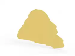 0.0.0.4.46240, Концевой сегмент на клеммники YBK2,5-3F, (бежевый);  NPP YBK 2,5-3F