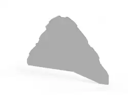 0.0.0.4.46259, Концевой сегмент на клеммники YBK2,5-3FT, (серый);  NPP YBK 2,5-3FT