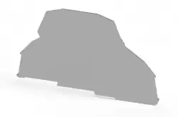 0.0.0.4.46269, Концевой сегмент на клеммники YBK4-2F*, (серый);  NPP YBK 4-2F