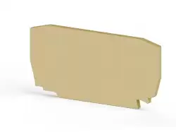 0.0.0.4.46320, Концевой сегмент на клеммники YBK2,5, (бежевый); NPP YBK2,5