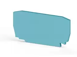 0.0.0.4.46321, Концевой сегмент на клеммники YBK2,5, (синий); NPP YBK2,5