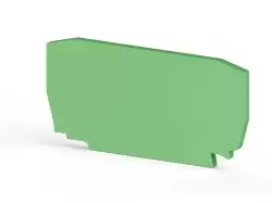 0.0.0.4.46322T, Концевой сегмент на клеммники YBK2,5, (желто-зеленый); NPP / YBK 2,5