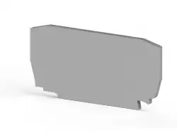 0.0.0.4.46329, Концевой сегмент на клеммники YBK2,5, (серый); NPP YBK2,5