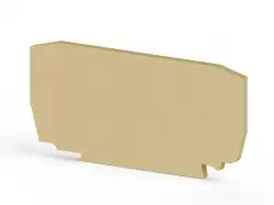 0.0.0.4.46330, Концевой сегмент на клеммники YBK4, (бежевый); NPP YBK4