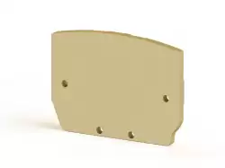 0.0.0.4.46420, Концевой сегмент на клеммники пруж. мини MYK 1, (бежевый); NPP MYK 1