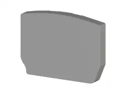 0.0.0.4.46439, Концевой сегмент на клеммники пруж. мини MYK2,5, (серый); NPP2 MYK