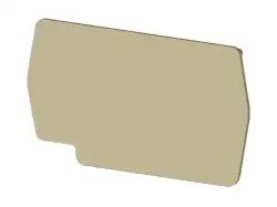 0.0.0.4.46440, Концевой сегмент на клеммники PYK2,5 (бежевый); NPP PYK2,5