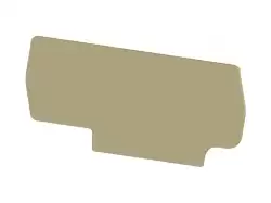 0.0.0.4.46490, Концевой сегмент на клеммники PYK 2,5C (бежевый); NPP PYK 2,5CT