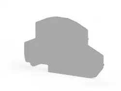 0.0.0.4.46579, Концевой сегмент на клеммники 2-х ярусные PYK 4-2F (серый); NPP PYK4-2F