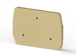 0.0.0.4.46580, Концевой сегмент на миниклеммники PYKM2,5, (бежевый); NPP1 PYKM