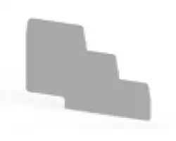 0.0.0.4.46609, Концевой сегмент на клеммники PYK 3S* (серый); NPP PYK 3S