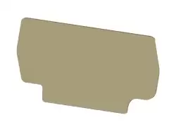0.0.0.4.46610, Концевой сигмент на клеммники NPP PYK 2,5 ET (бежевый); NPP PYK 2,5