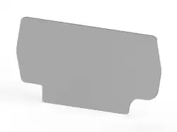 0.0.0.4.46619, Концевой сегмент на клеммники PYK 2,5E (серый); NPP PYK 2,5E