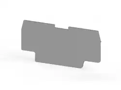 0.0.0.4.46649, Концевой сегмент на 3-х выв. клеммники PYK 1,5ME (серый); NPP PYK 1,5ME