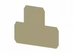 0.0.0.4.49030, Концевой сегмент на клеммники PIK 6/10N, (бежевый); NPP PIK 6/10N