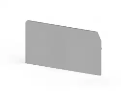 0.0.0.4.50049, Концевой сегмент на клеммники ASK 2*, (серый); NPP ASK2