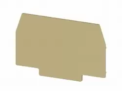 0.0.0.4.50100, Концевой сегмент на измер. клеммники WGO1,-2/ WGL, (бежевый); NPP-WGO1-2