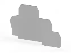 0.0.0.4.50149, Концевой сегмент на клеммники 2-х ярусные PUK2T, (серый); NPP PUK2T