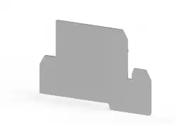 0.0.0.4.50209, Концевой сегмент на клеммники AVK 4FS, (серый);  NPP AVK 4FS